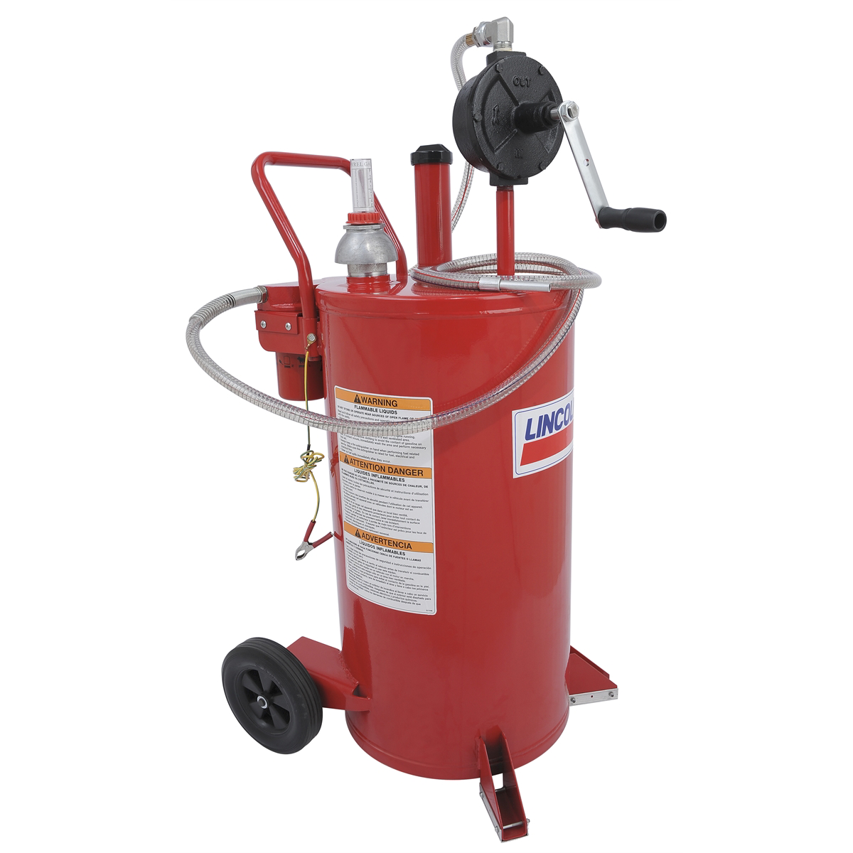 Lincoln Lubrication 25-gallon Fuel Caddy w/ 2-way Filter System