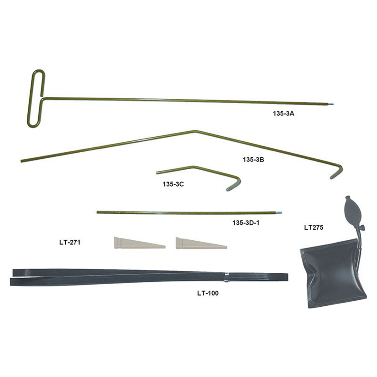 Milton Industries LTI Tool By MIlton Multi-Piece Easy Access & Inflate-A-Wedge Kit
