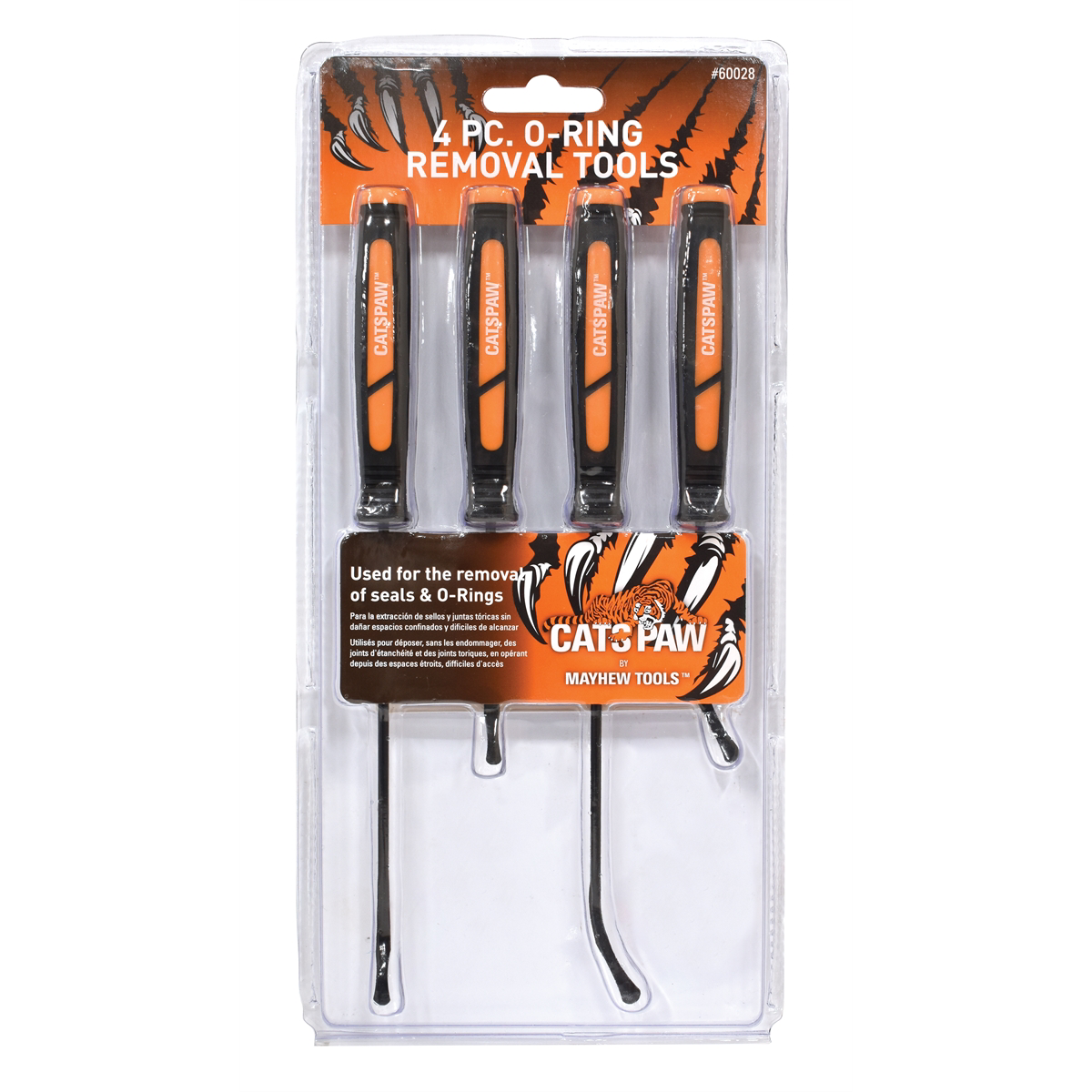 Mayhew 4PC O-ring Removal Set Display