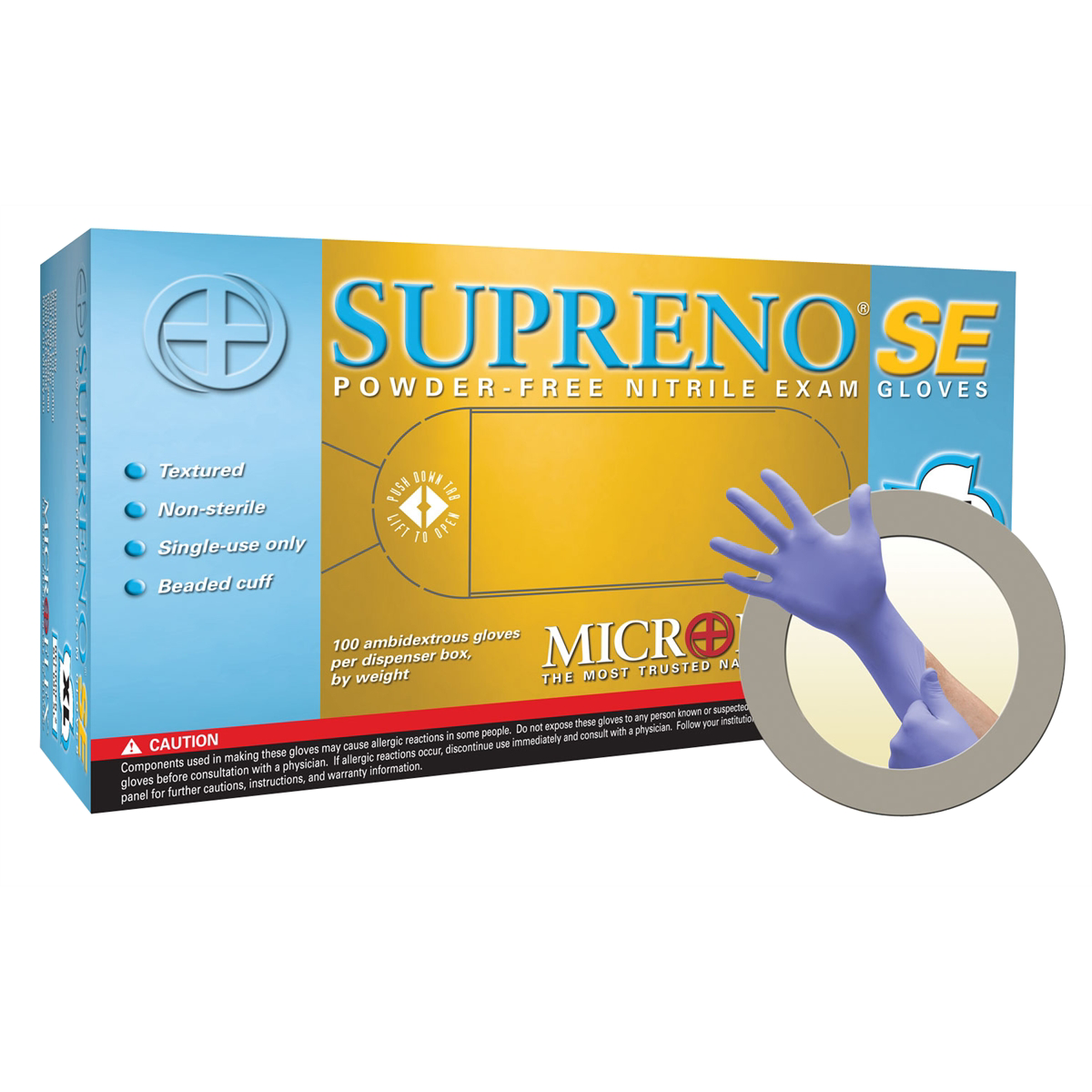 Microflex GLOVE SUPRENO SE SU-690 NITRILE M