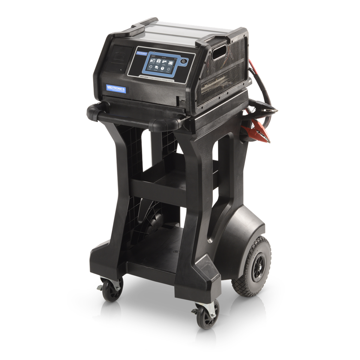 Midtronics Dynamic Diagnostic Charging System with Integrated Printer and Wheeled Cart