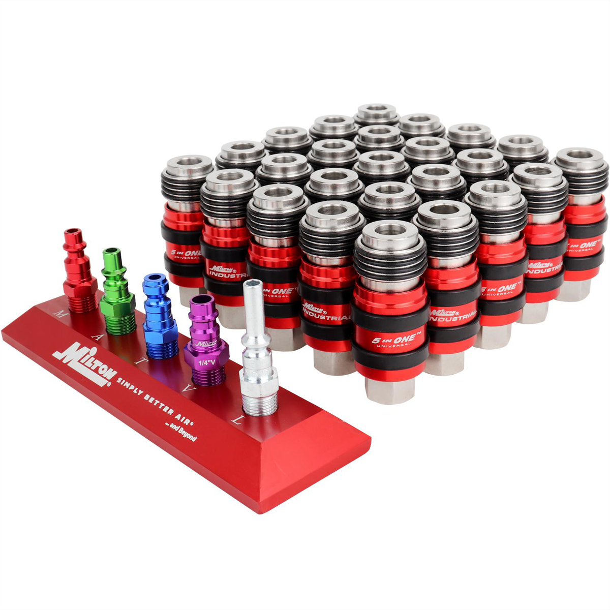 Milton Industries Universal Safety Exhaust Coupler Display Pack