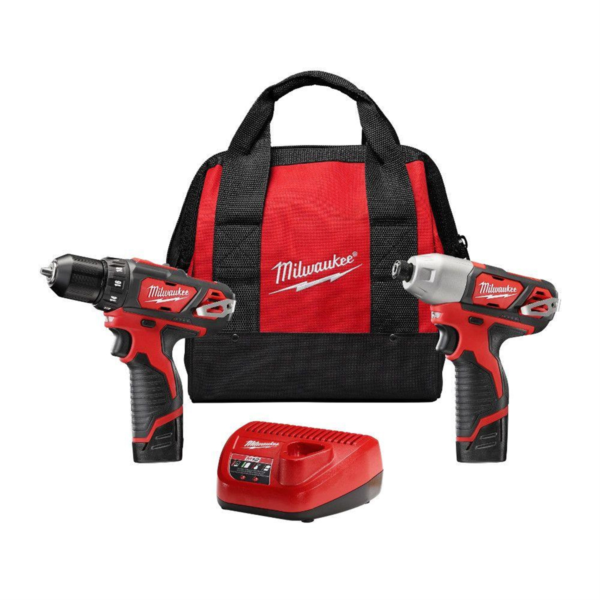 Milwaukee Tool M12 CORDLESS DRILL/DRIVER HEX IMP 2-PC (1) BATT KIT