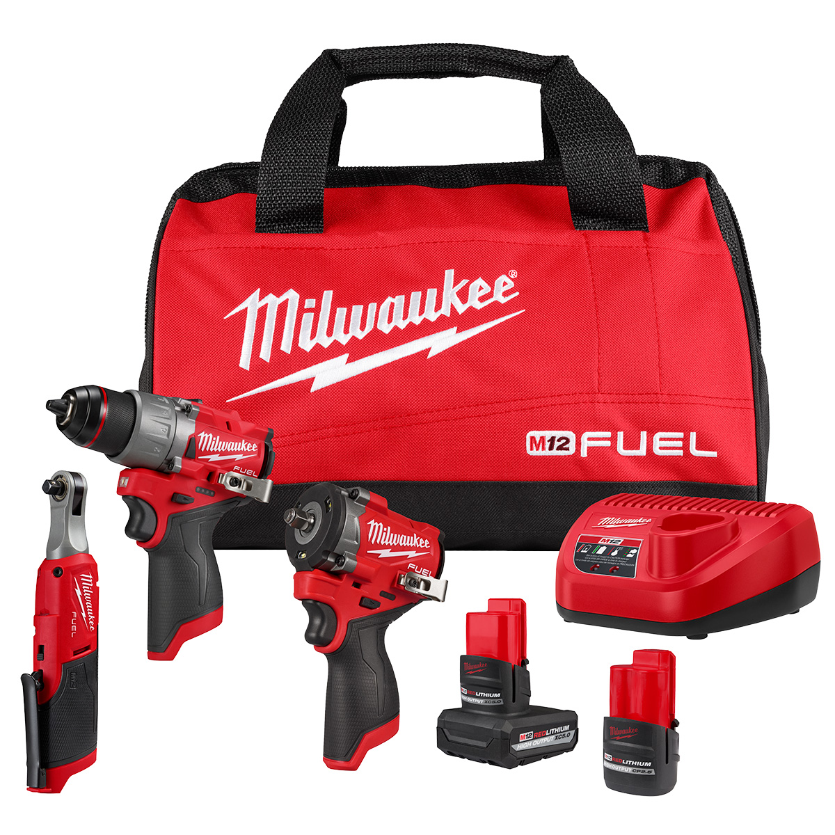 Milwaukee Tool M12 FUEL 3-Tool Combo Kit