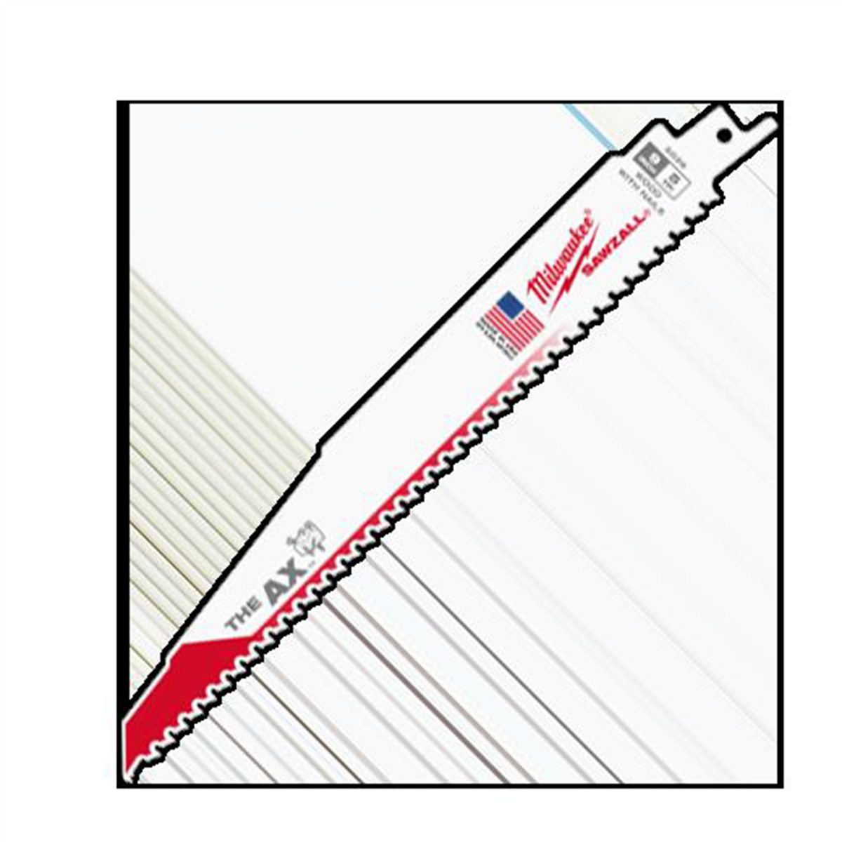 Milwaukee Tool 9" 5 TPI The Ax Sawzall Blade (25 Pk)