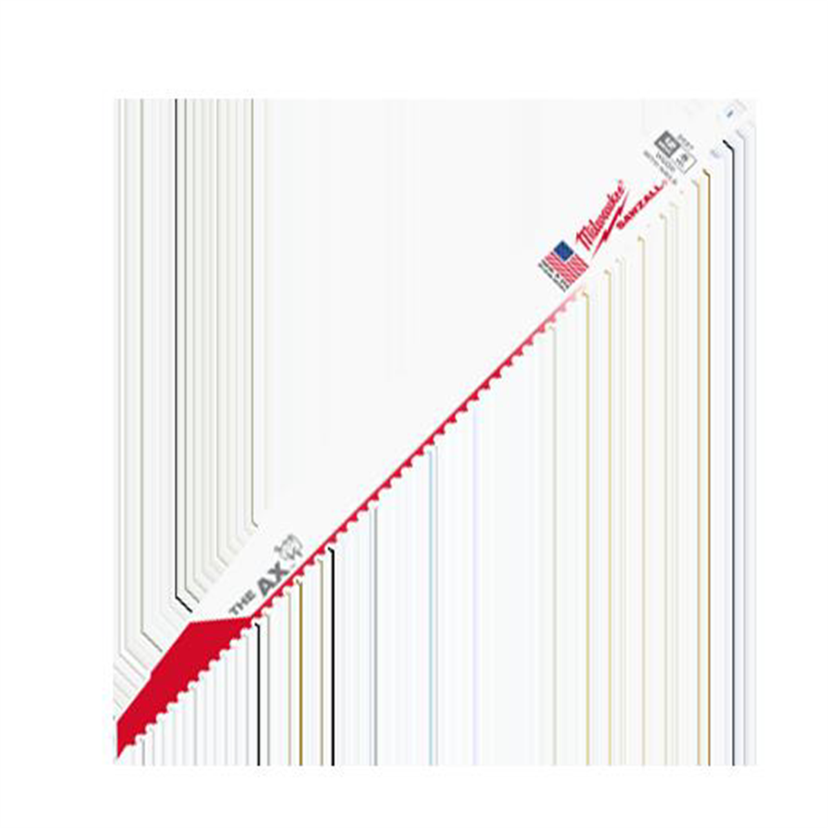 Milwaukee Tool 12" 5 TPI The Ax Sawzall Blade (25 Pk)