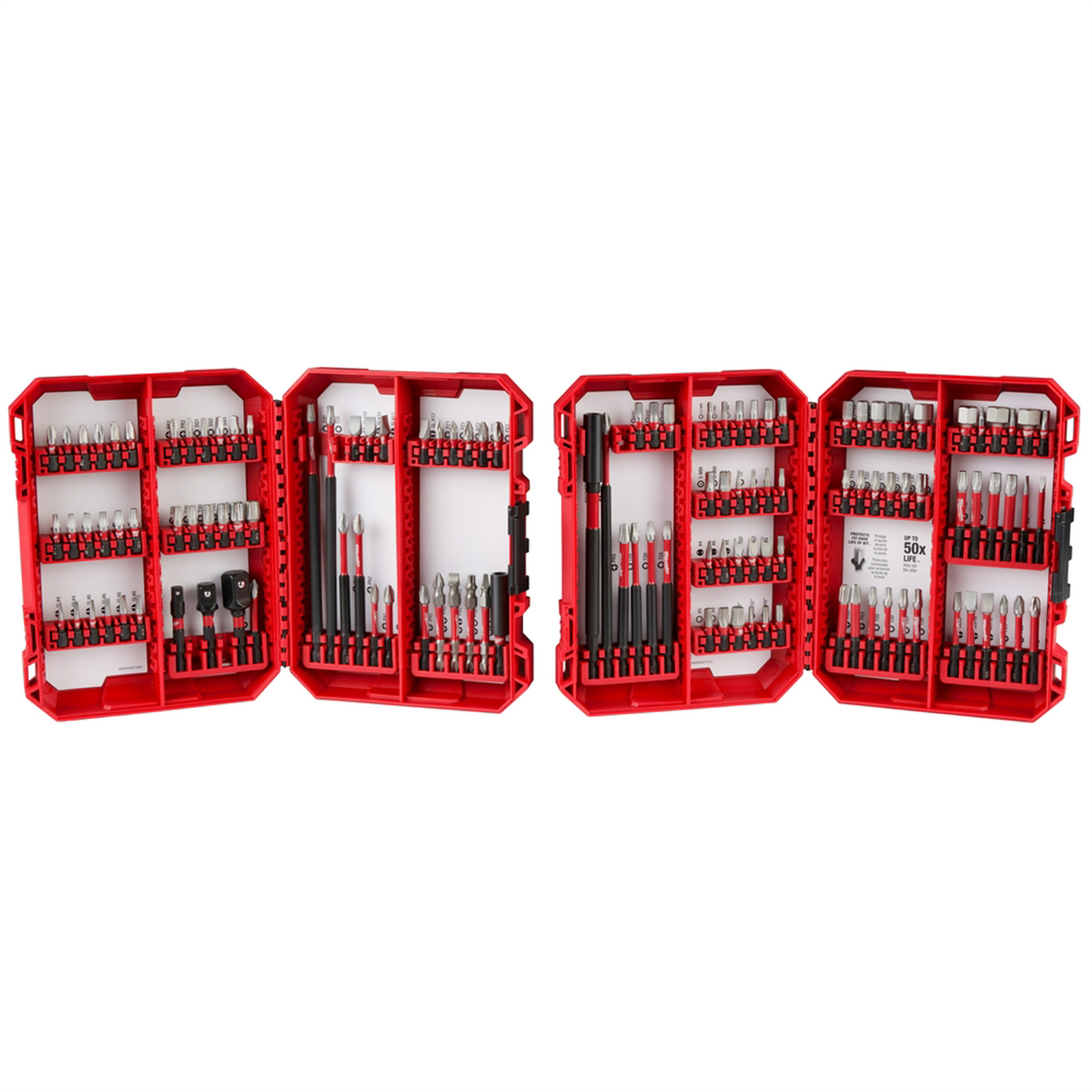 Milwaukee Tool SHOCKWAVE Impact Duty Driver Bit Auto Set ‐ 124PC