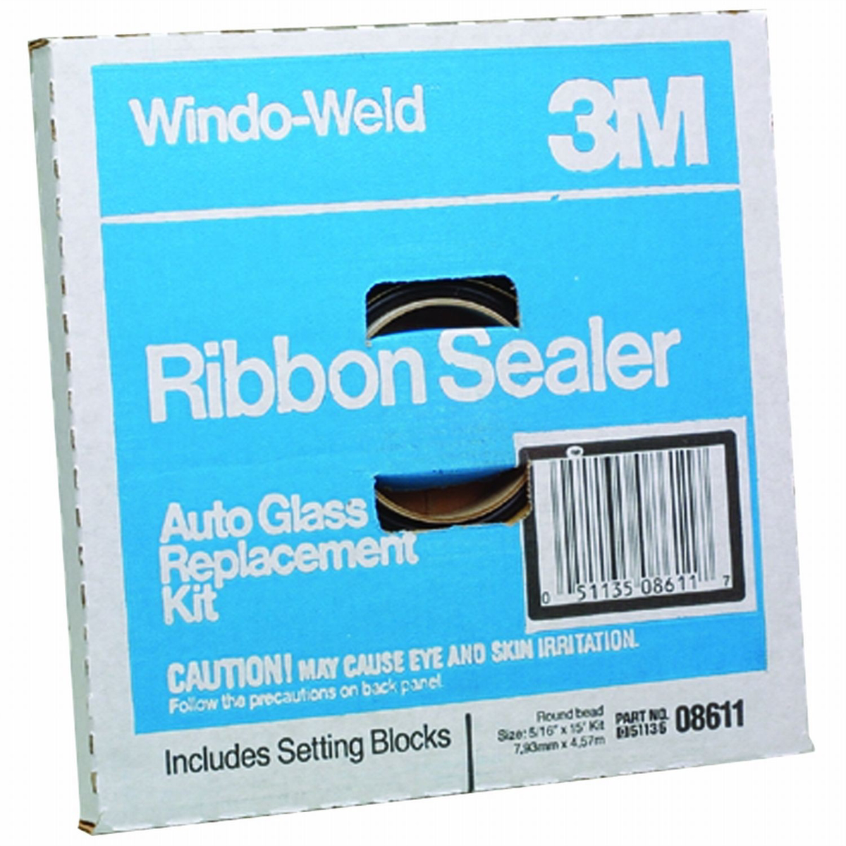 3M RIBBON SEAL GLASS KIT 5/16"