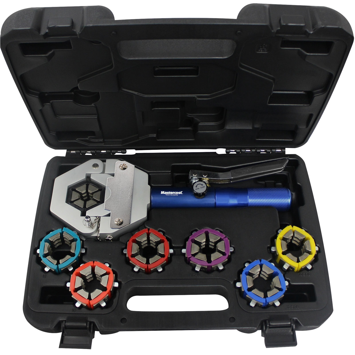Mastercool Hydra-Krimp AC hose crimper