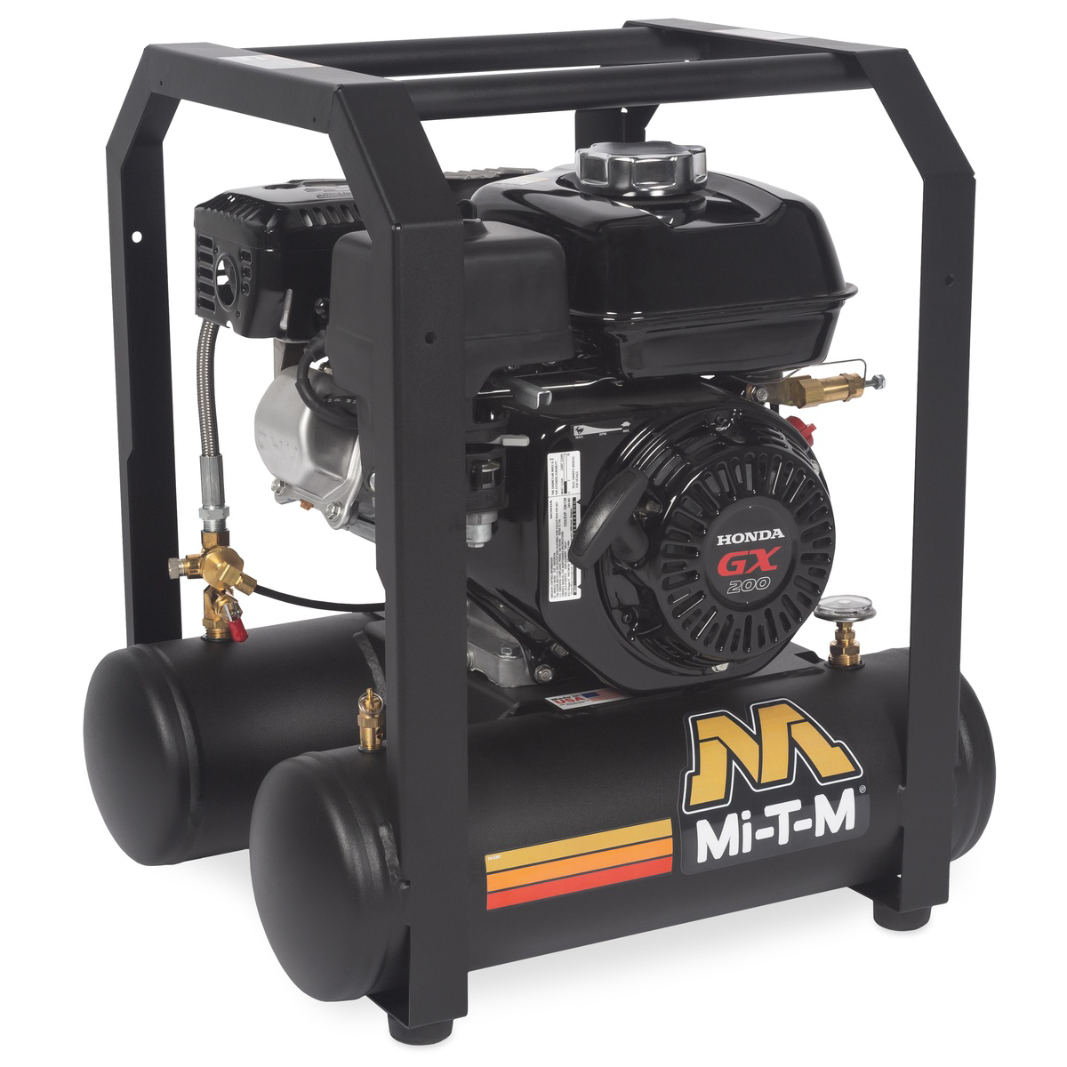 Mi-T-M 5‐Gallon Single Stage Gasoline Air Compressor - AM1‐HH04‐05M