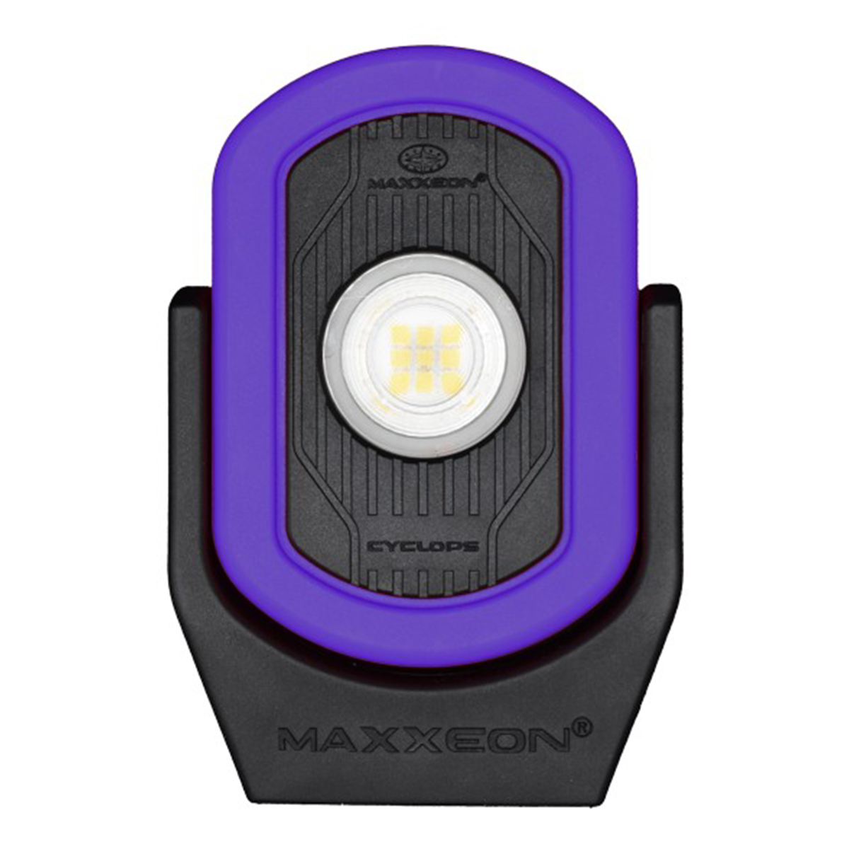 Maxxeon Workstar 816 CYCLOPS 720 Lumen USB-C Rechargeable Work light with Magnetic Base - Purple
