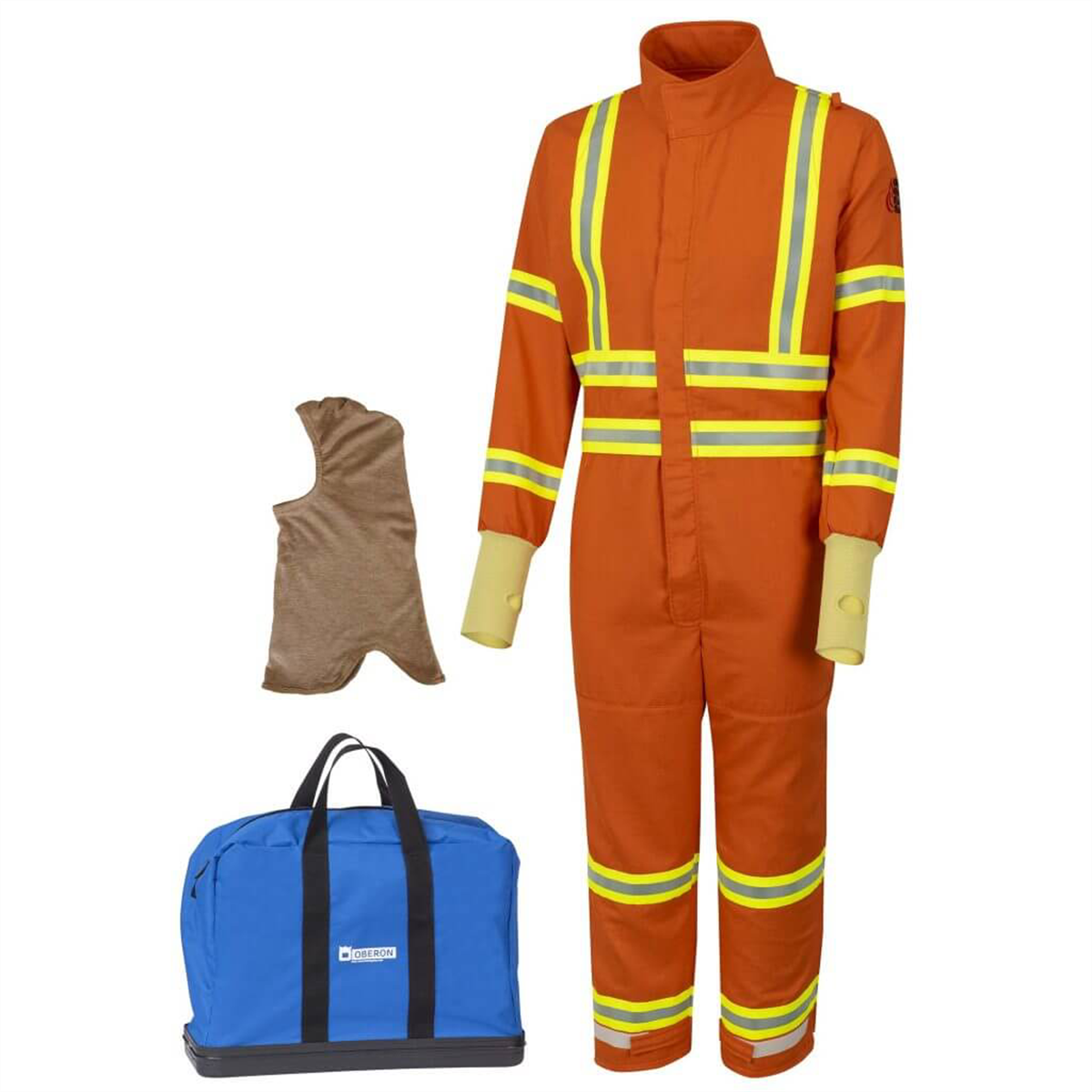 Oberon Suit Kit - Gas Extraction - 6 Second GES6™ - Comes with Coveralls, Balaclava and Carrying Bag - With Escape Strap - Color: Orange - Size: Large