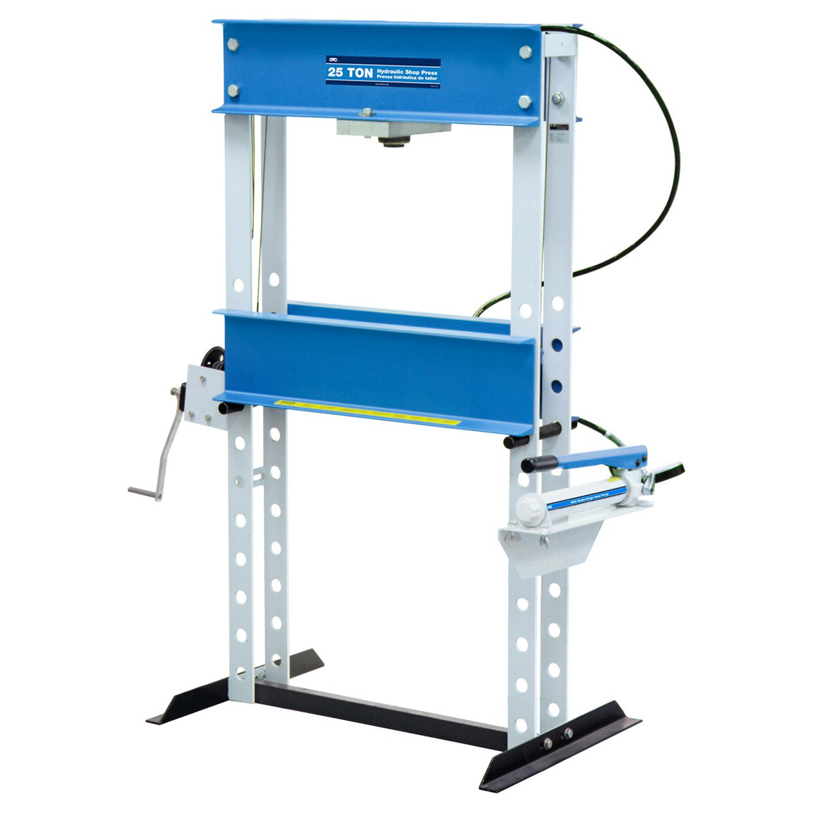 OTC 25 Ton Shop Press with Hydraulic Hand Pump and Ram