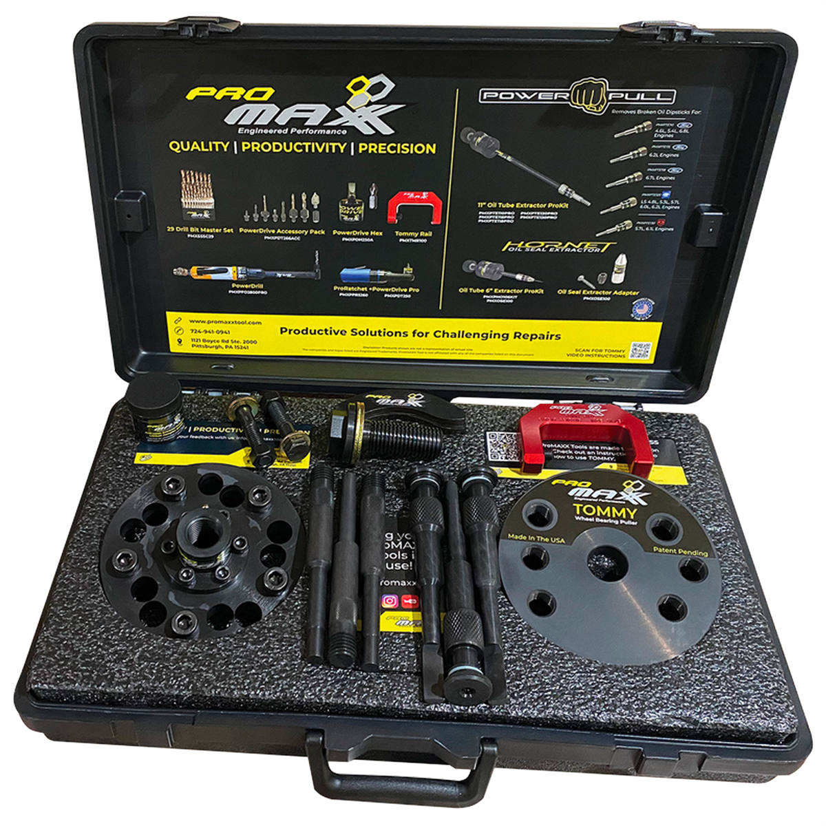 PROMAXX Ford/Subaru Wheel Bearing Puller Plus w Rail