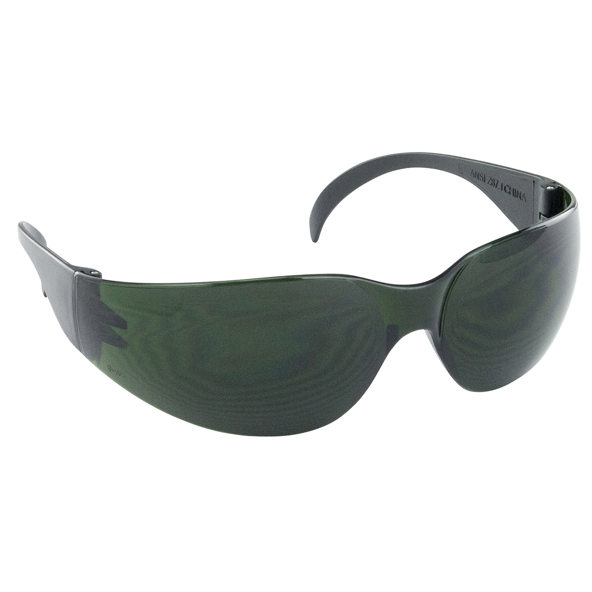 SAS Safety NSX Black Temple High-Impact Poly Shade-5 Lens Safe Glasses