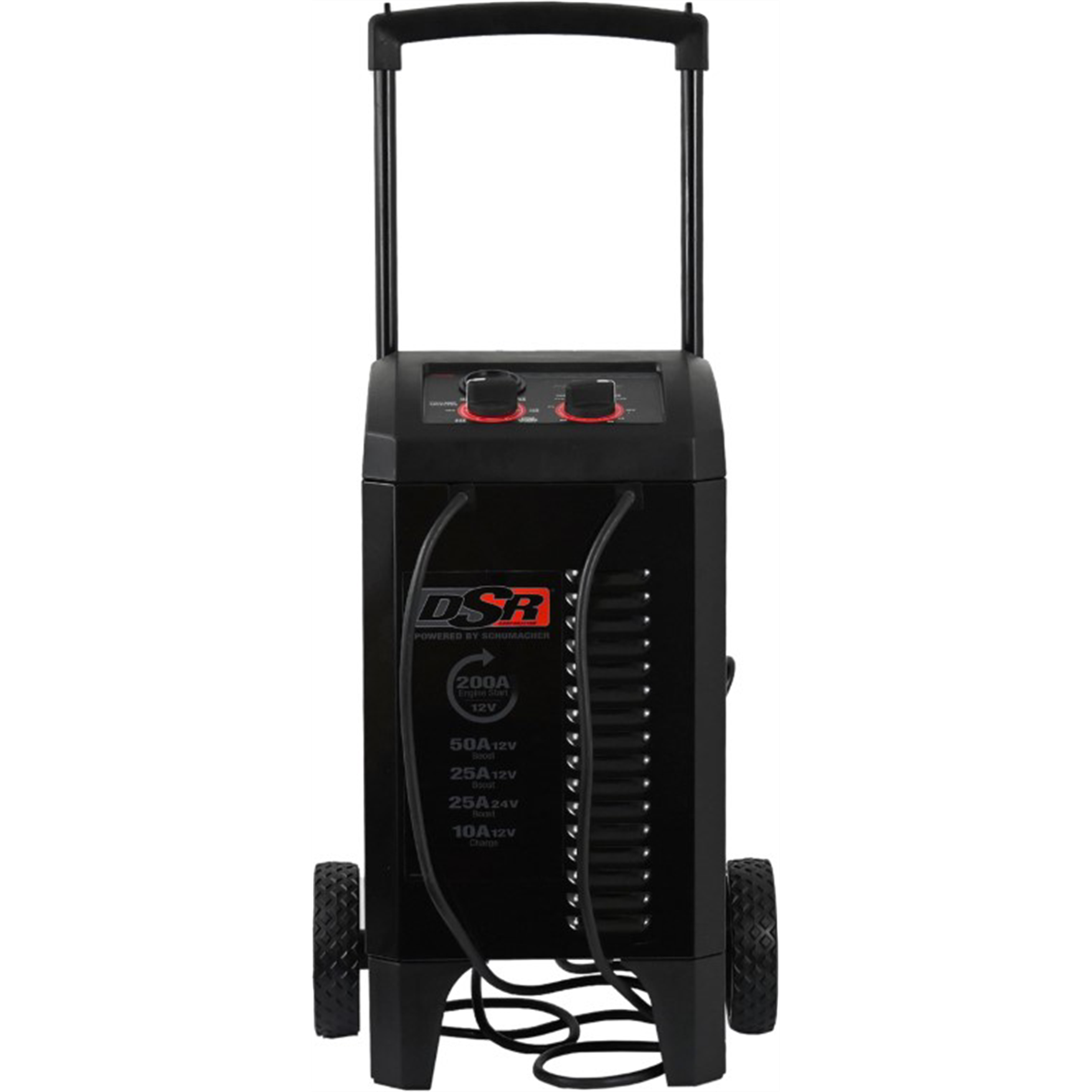 Schumacher Electric DSR140 12V/24V ProSeries Manual Wheel Battery Charger/ Engine Starter