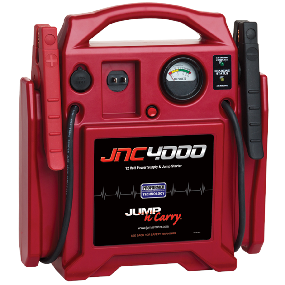 Clore Automotive Jump-n-Carry 1100 Peak Amp 12 Volt Jump Starter
