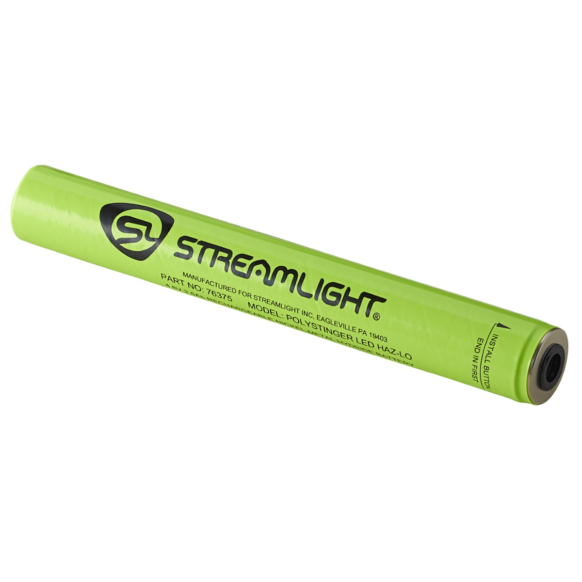 Streamlight NiMH Replacement Battery Stick for PolyStinger HAZ-LO Flashlight