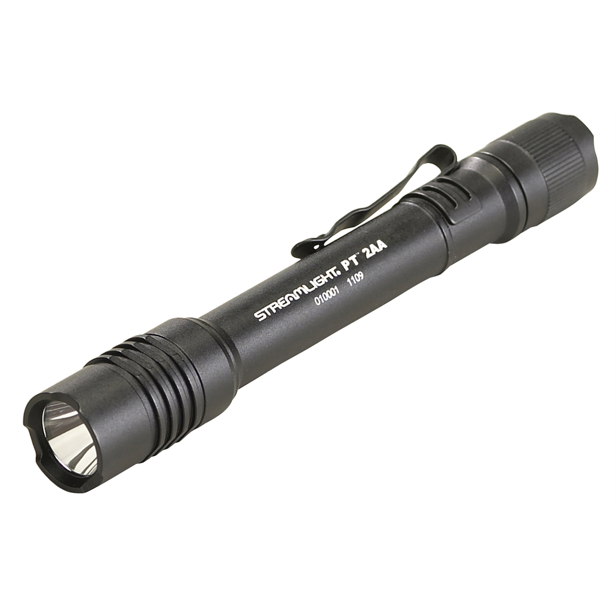 Streamlight 270 Lumen ProTac 2AA-X Flashlight - Includes (2) "AA" Alkaline batteries and holster - Clam - Black