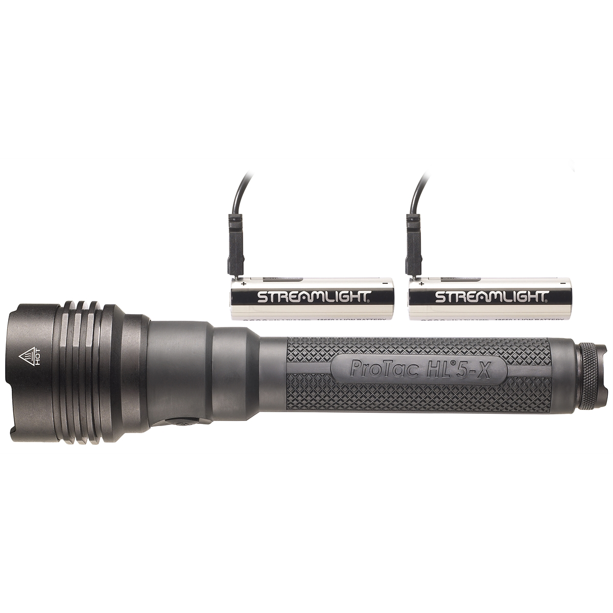 Streamlight 3500 Lumen ProTac HL 5-X USB Flashlight - Includes SL-B26 battery packs, Dual USB Cord and wrist lanyard - Box