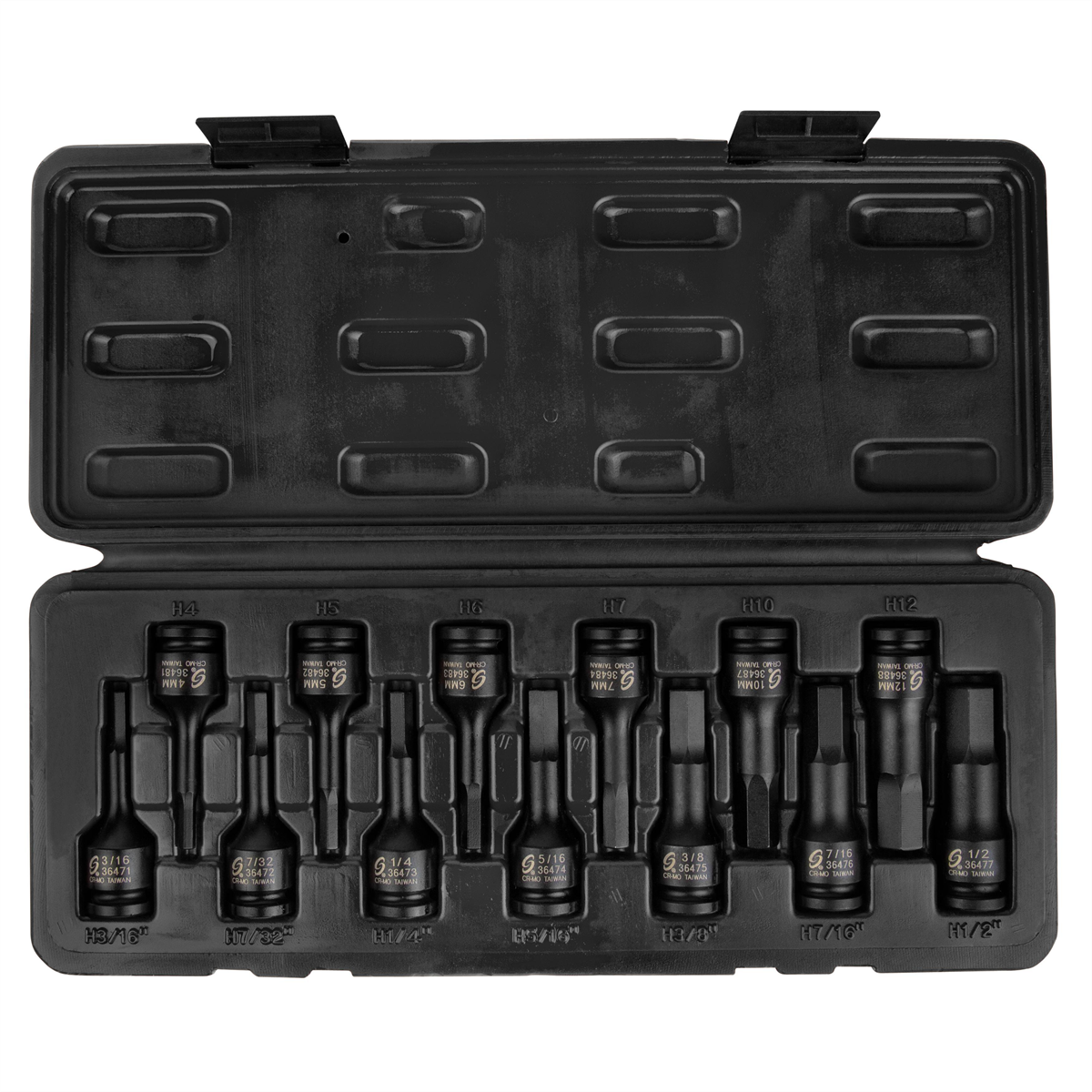 SUNEX 13-Piece 3/8 in. Drive Fractional SAE