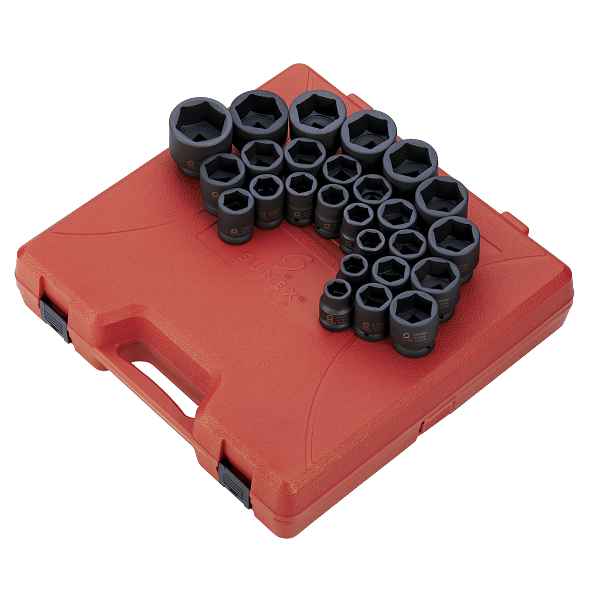 SUNEX 26-Piece 3/4 in. Drive 6-Point Metric