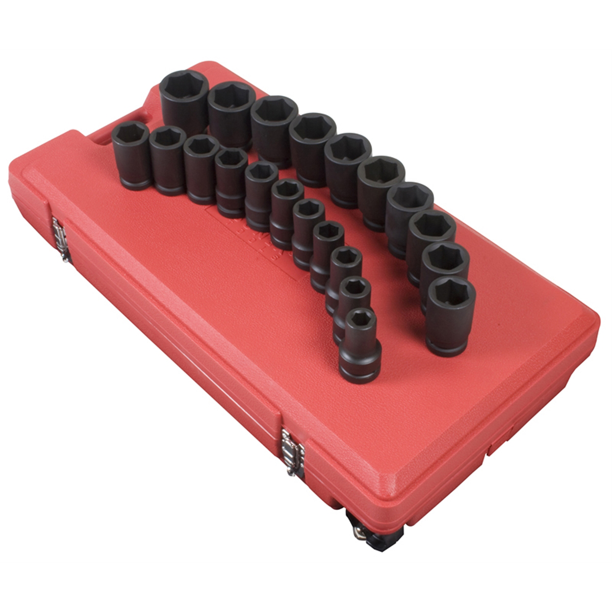 SUNEX 1" Drive 21 Piece SAE Deep Impact Socket Set