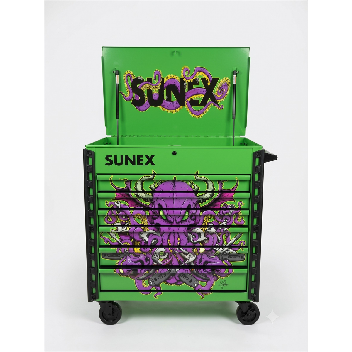 SUNEX TOOLS Tony Squindo CTOOLU Full Drawer Cart