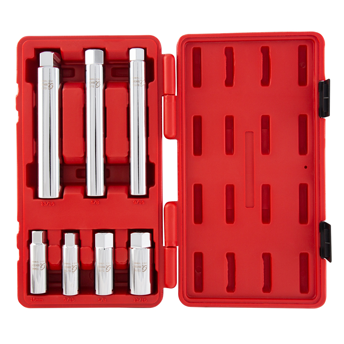 SUNEX 7 PC 3/8" DR SPARK PLUG SOCKET SET