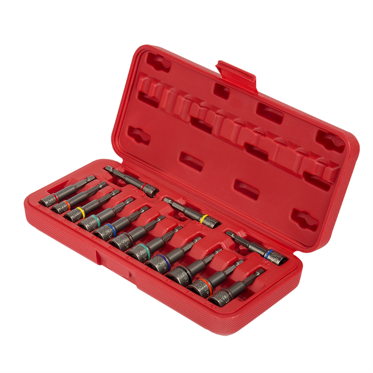 SUNEX 14-Piece Impact Ready Magnetic Nut Se