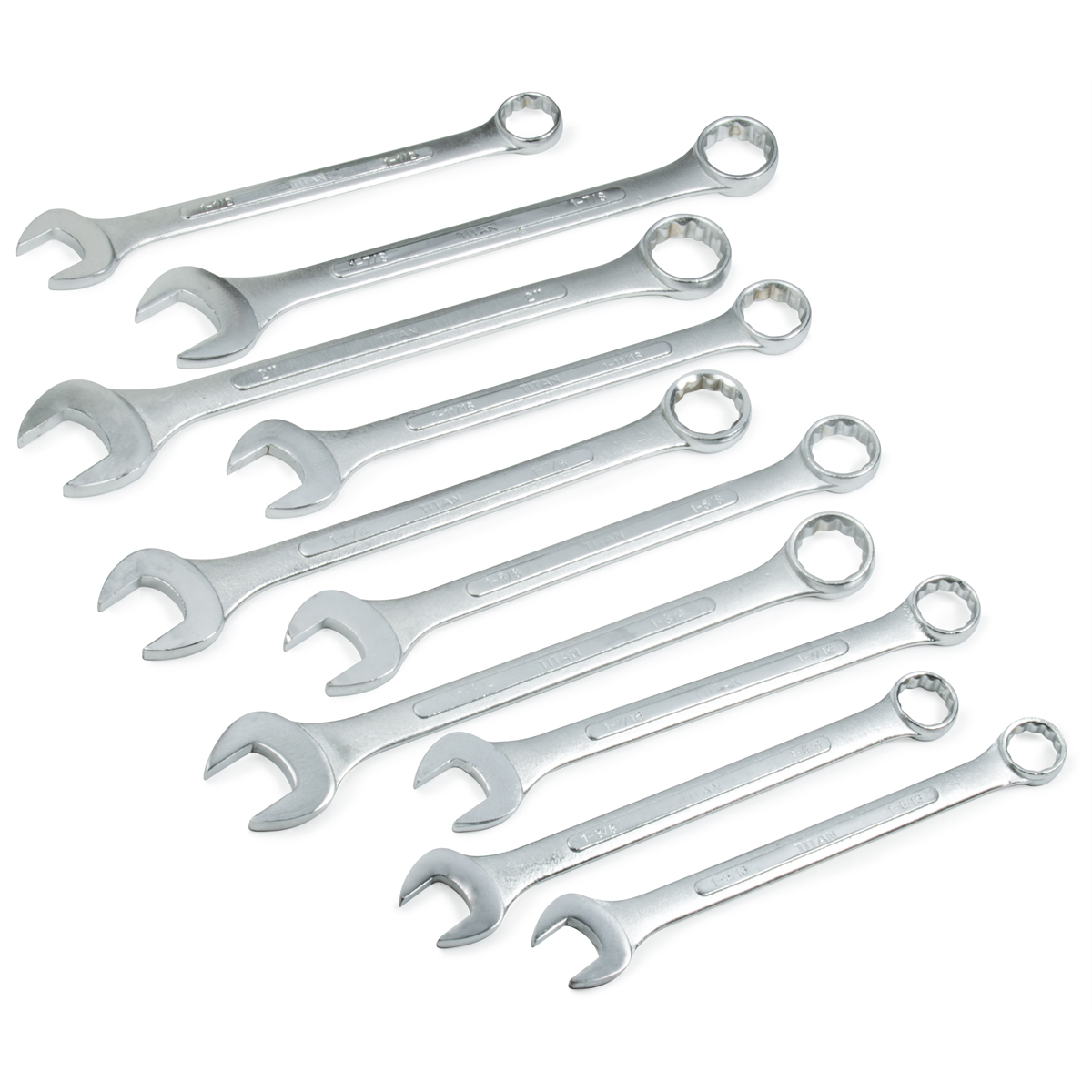 TITAN 10-PCJUMBO SAE COMBINATION WRENCH