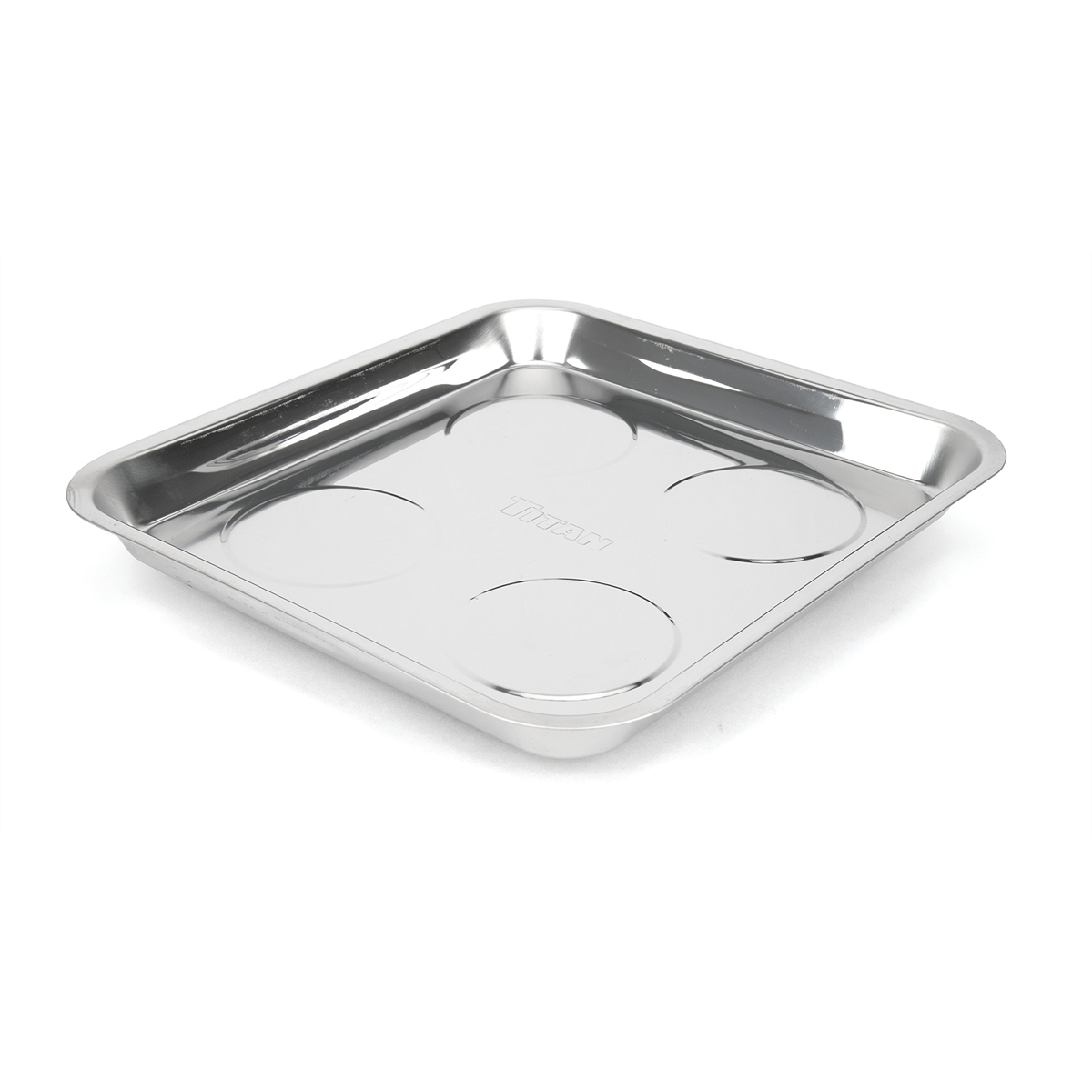 TITAN 10-1/2" x 11-1/2" Square Magnetic Parts Tray