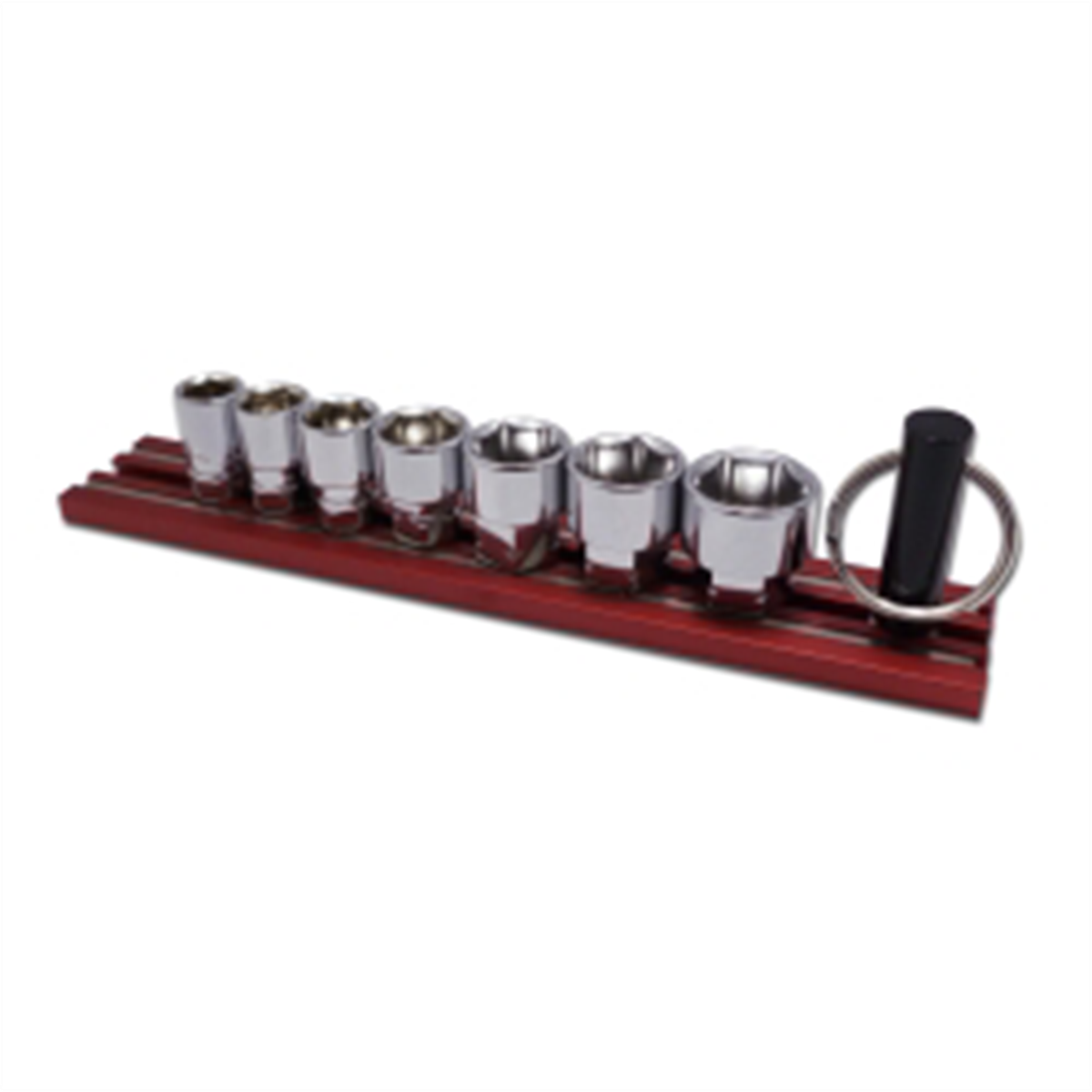 VIM Tools VIM Tools 7-Piece Dual Drive Fractional SAE Shallow Chrome Sockets Set