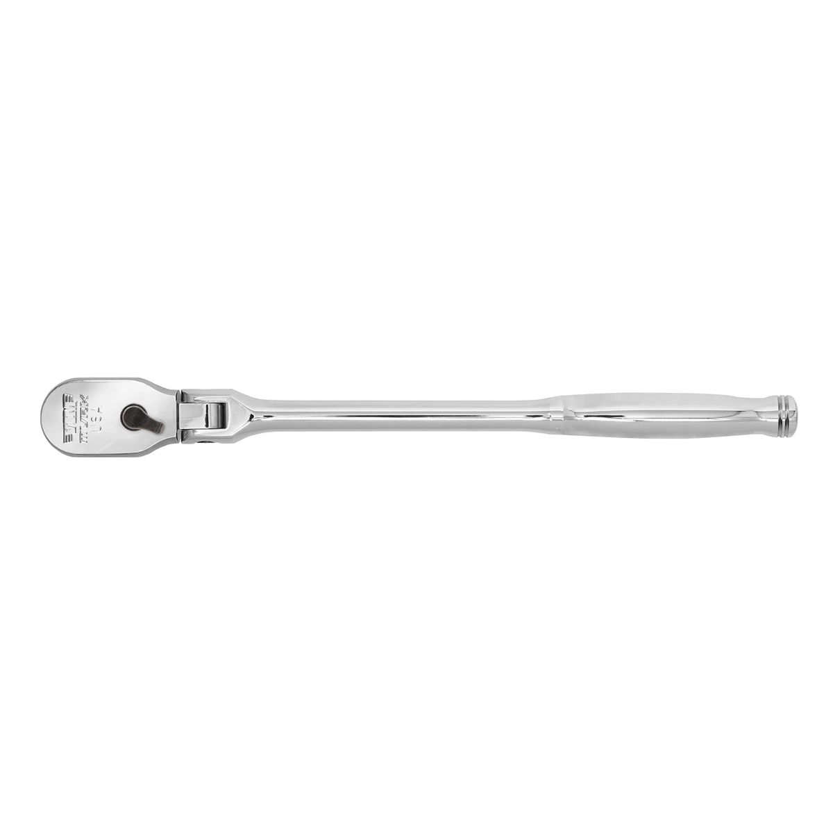 VIM Tools 3/8 Inch Drive 12 Inch OAL 90T Flex Head Ratchet - Usa Made Chrome