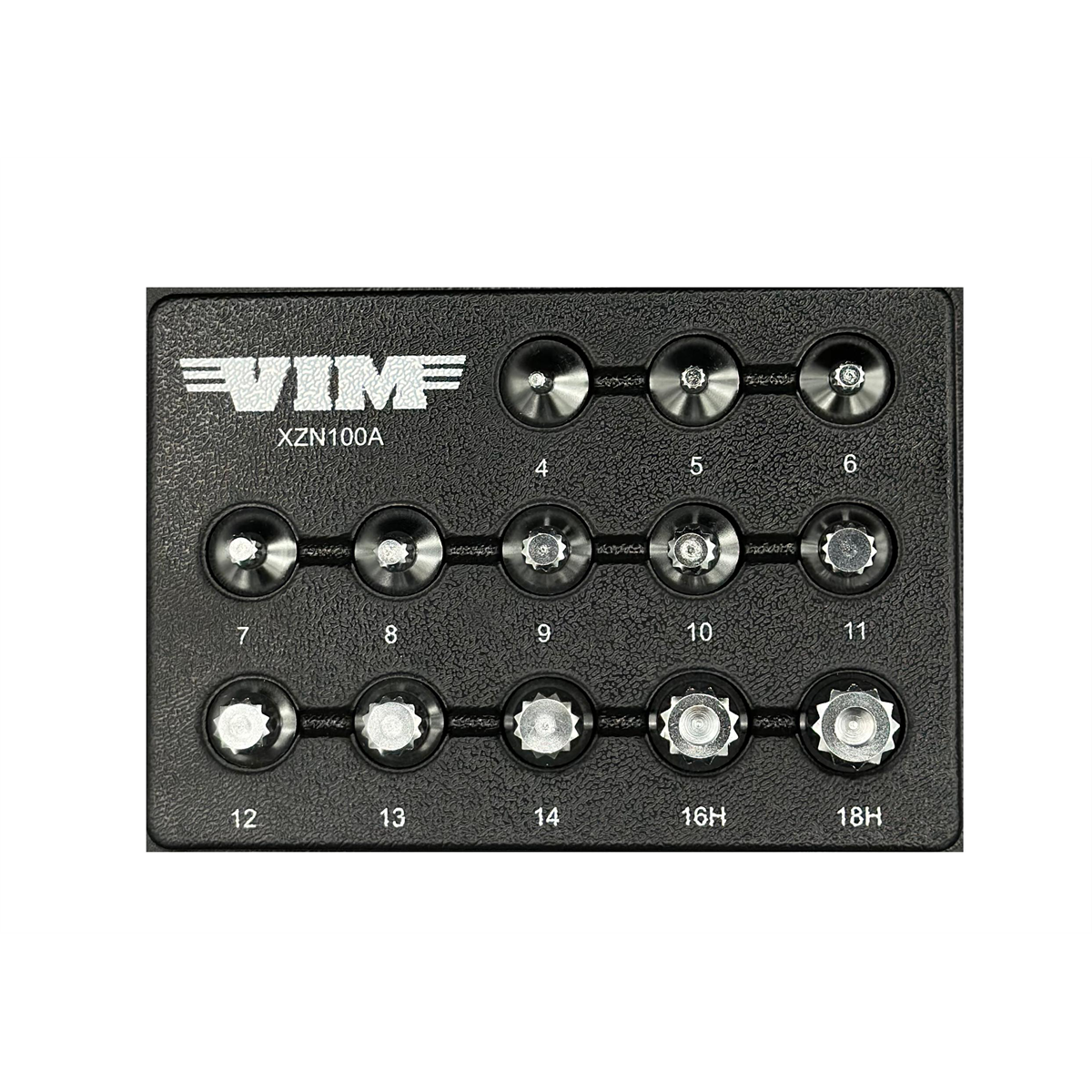 VIM Tools 13 Piece XZN Driver Set - 3/8 Inch Drive
