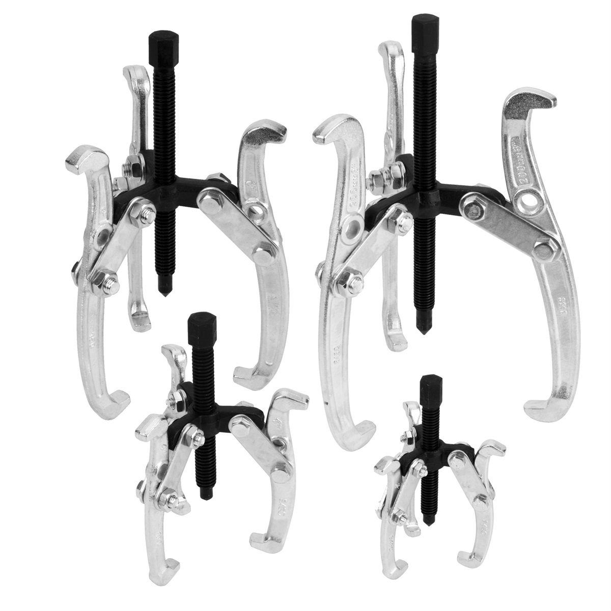 Wilmar Corp. / Performance Tool 4 Pc 3 Jaw Gear Puller Set