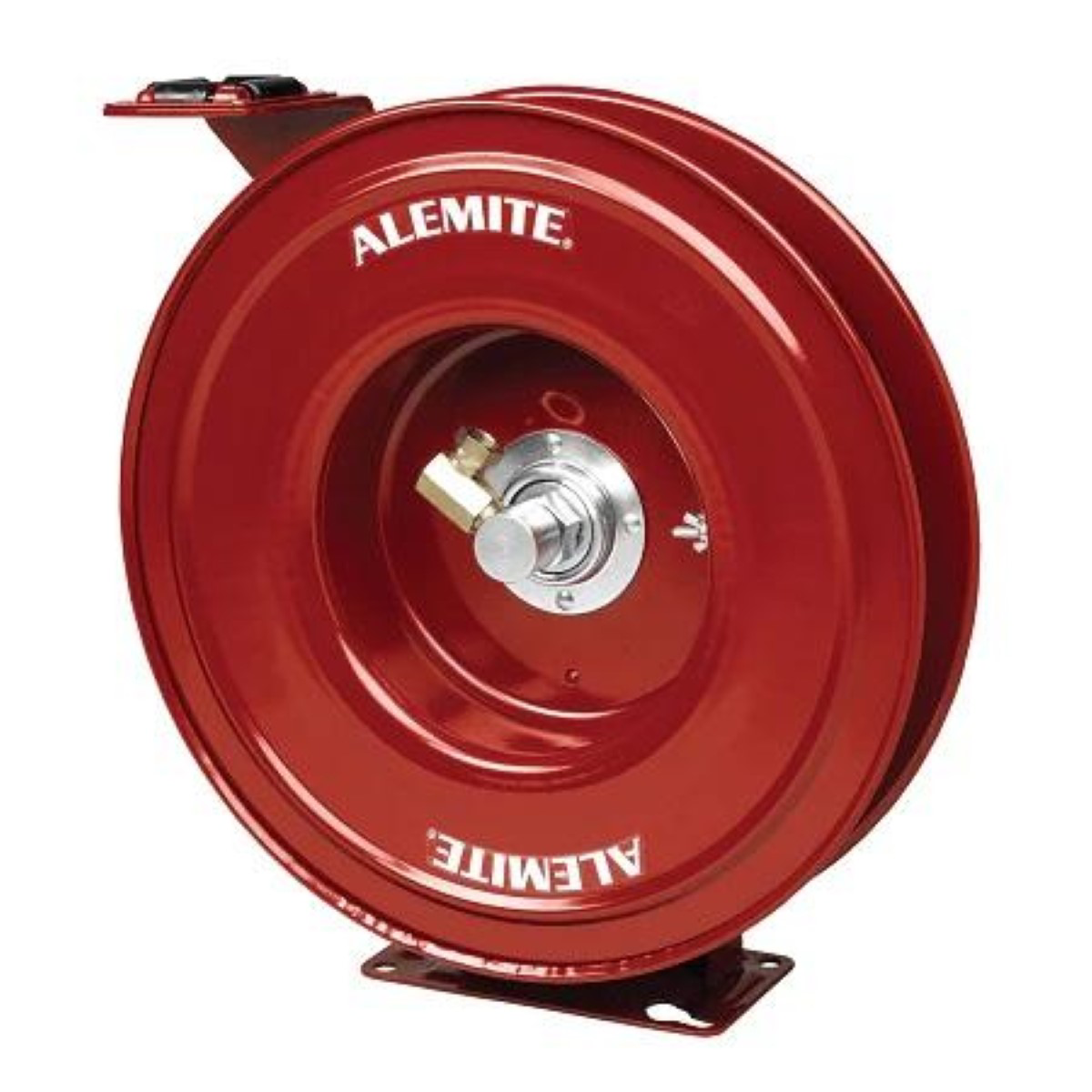 Alemite 7335-B Red Heavy-Duty Air/Oil/Water Hose Bare Reel