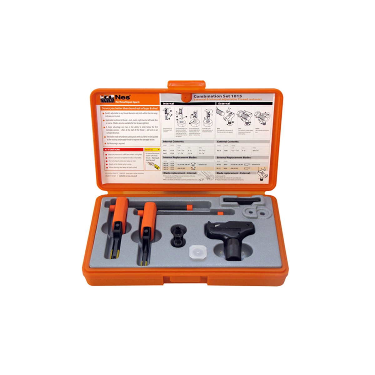 Anglo American 3Pc External/Internal Thread Repair Set