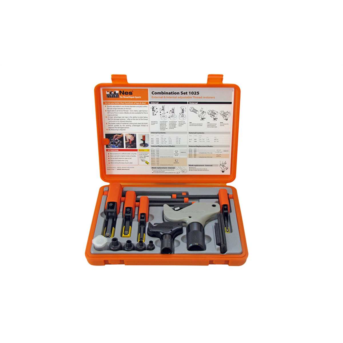 Anglo American 6-piece External/Internal Thread Repair Set