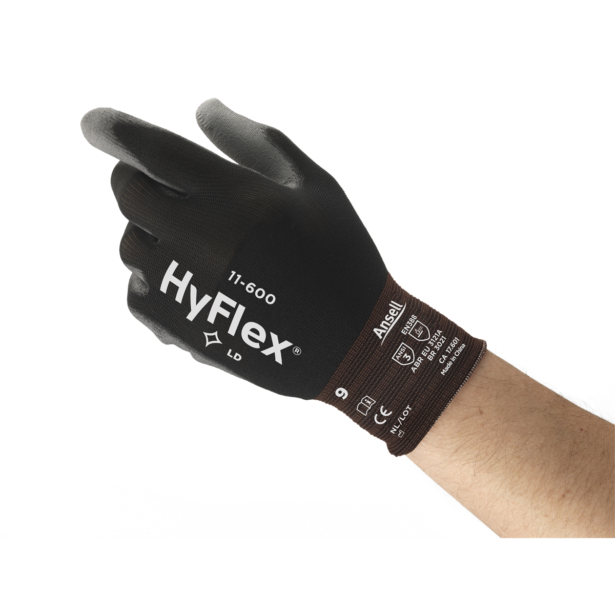 Ansell GLOVE HYFLEX 11-600 CUT RESIST SZ 8 12PK