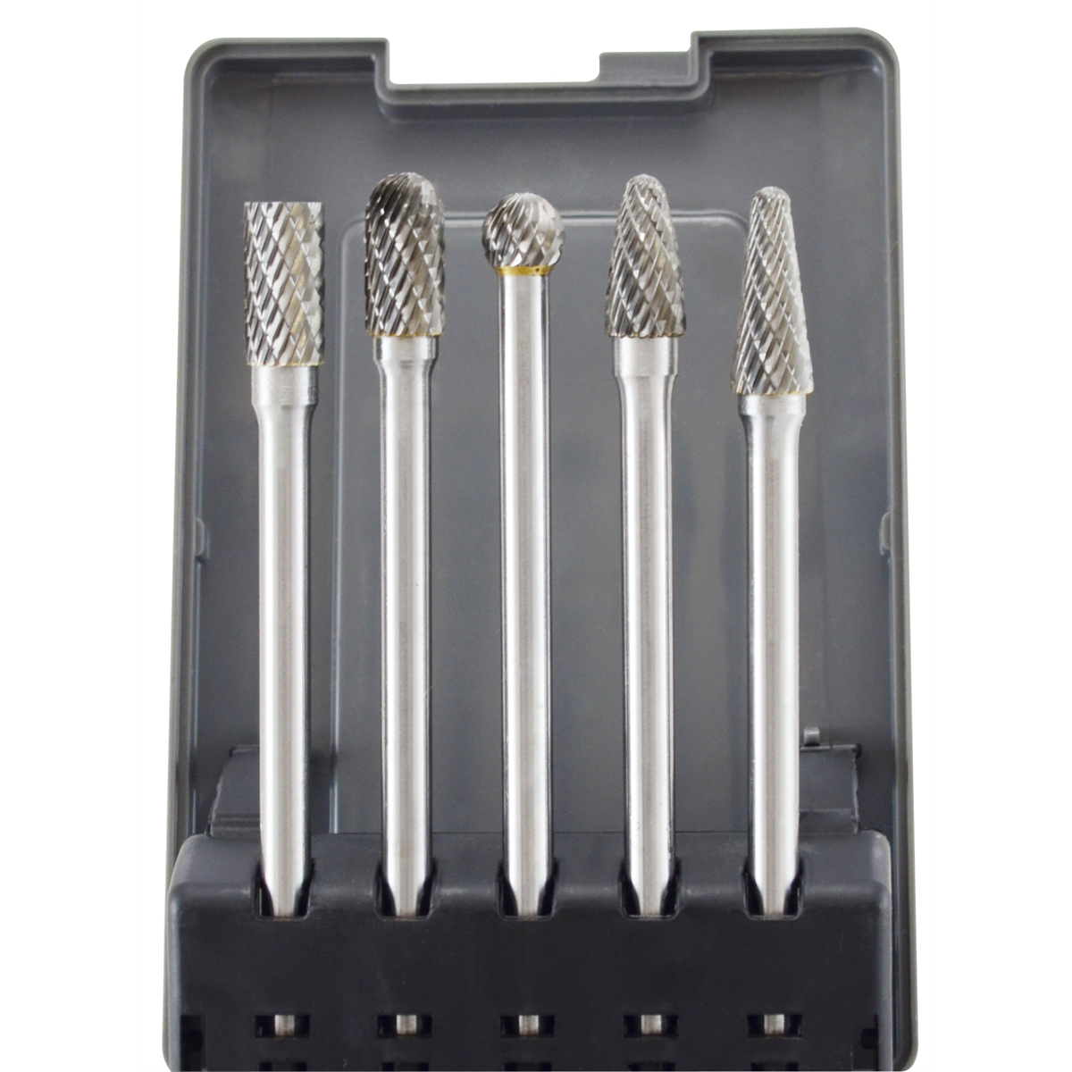 Astro Pneumatic 5pc Long Double Cut Carbide Burr Set 4.5"