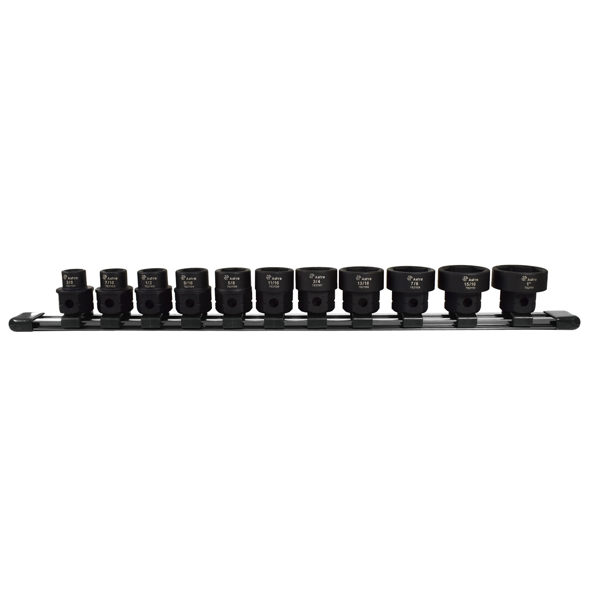 Astro Pneumatic 11PC 1/2" DRIVE NANO IMPACT SOCKETS - SAE