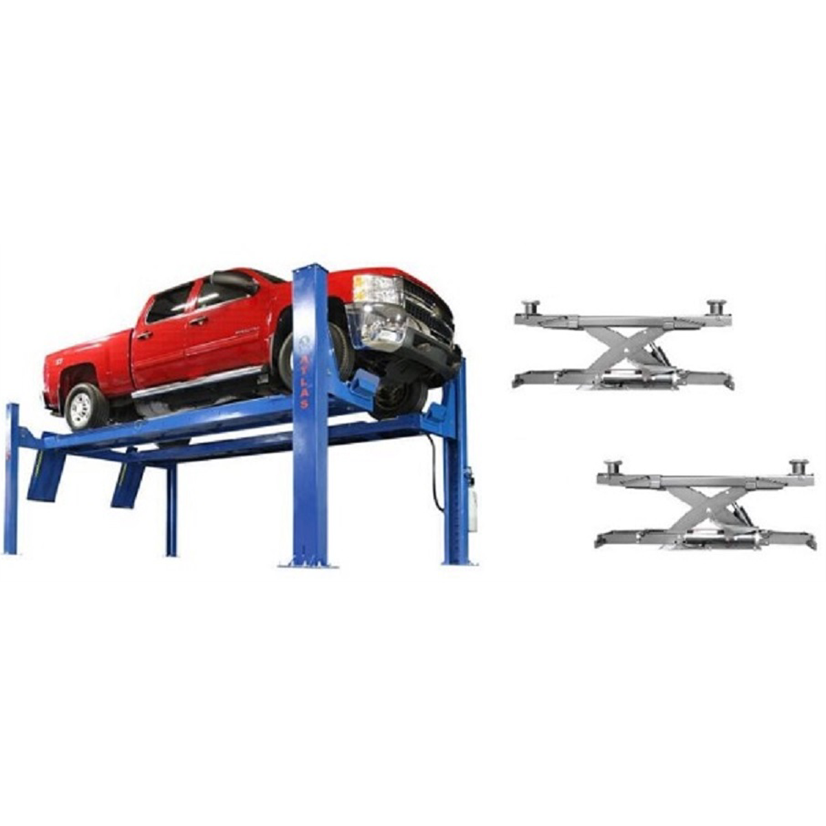 Atlas Equipment Platinum PVL14OF-EXT Lift + RJ7 Rolling Jacks ALI Certified Combo (WILL CALL)