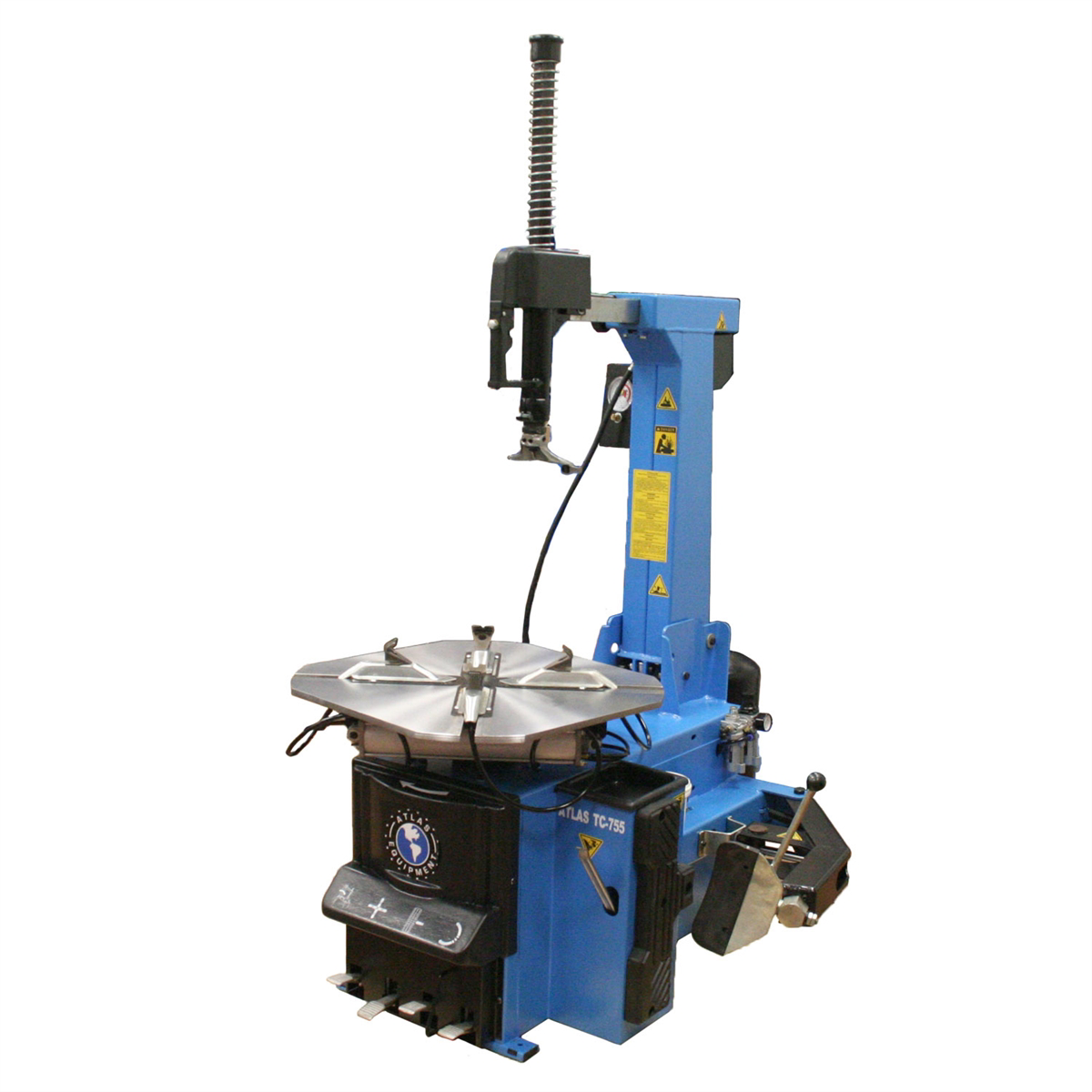 Atlas Automotive Equipment TC755 Tilt-Back Rim-Clamp Tire Changer with Beadblaster