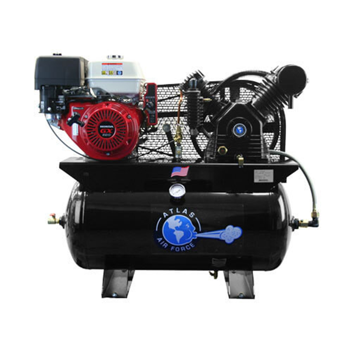 Atlas Automotive Equipment Air Force AF13 Gas 13HP 30 Gallon Air Compressor (Will Call)