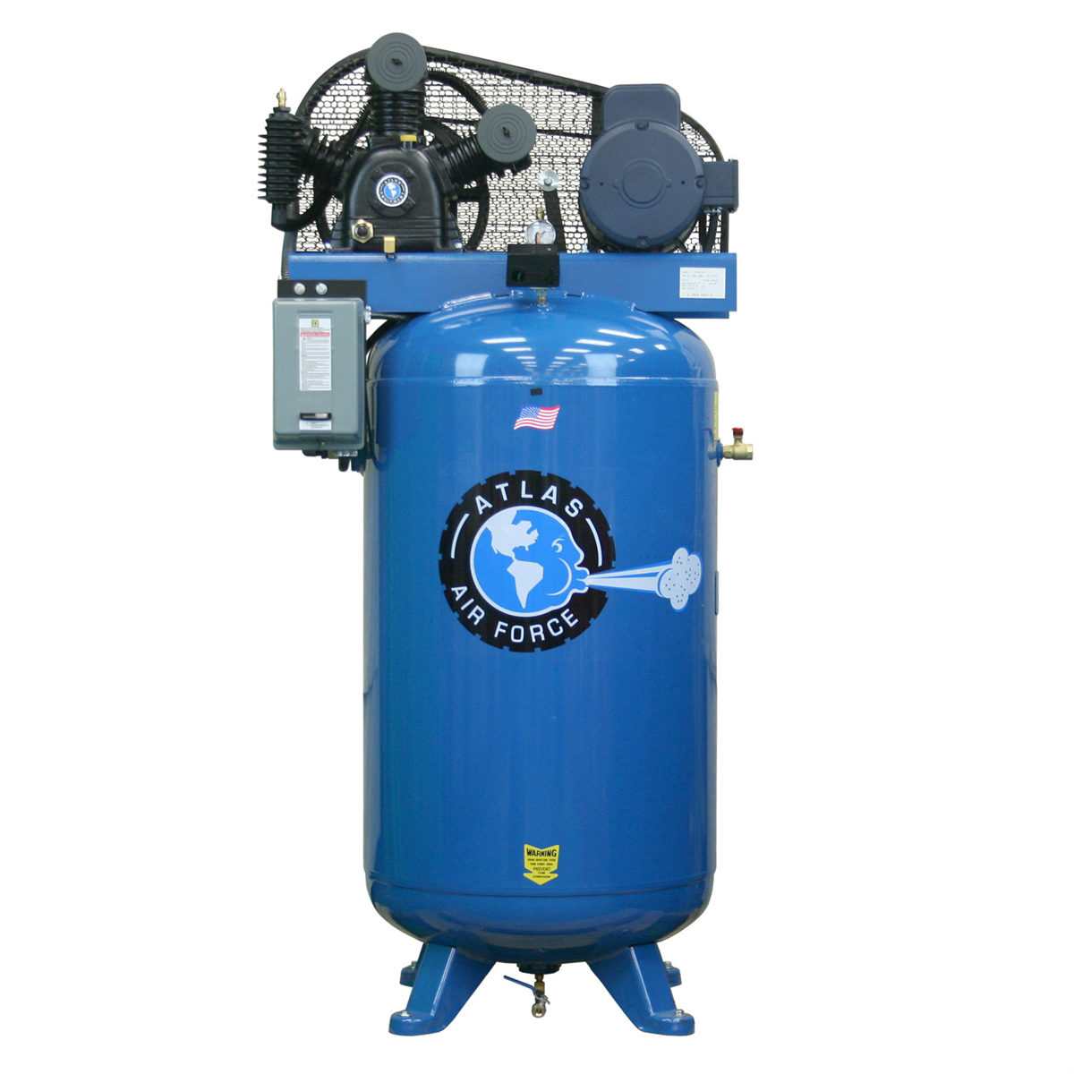 Atlas Automotive Equipment Air Force AF7 5HP 80 Gallon Air Compressor (Will Call)