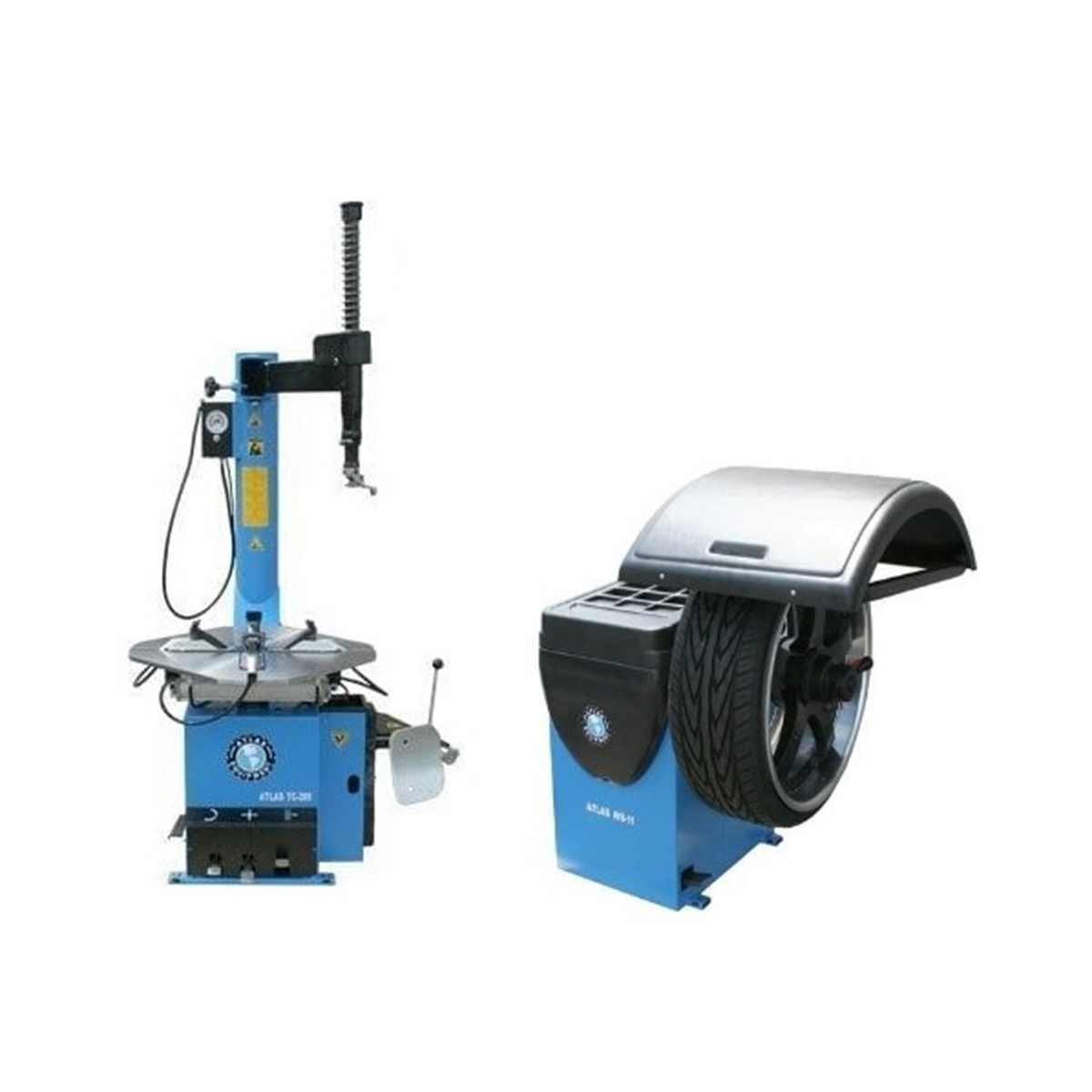 Atlas Equipment TC289 Rim Clamp Tire Changer + WB11 Wheel Balancer Combo Package
