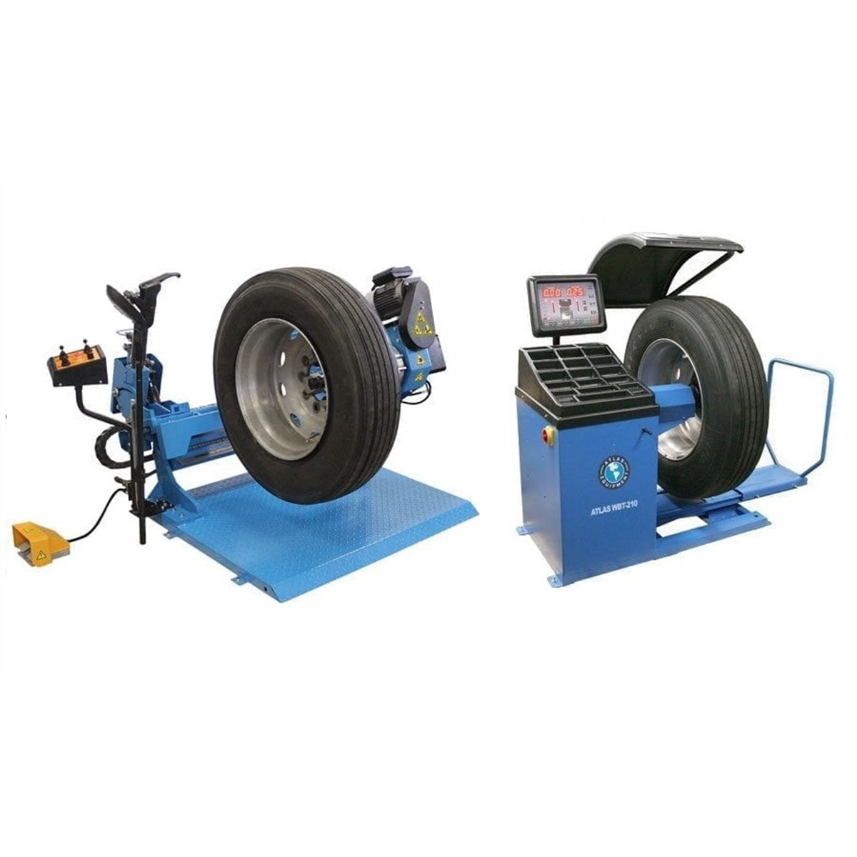 Atlas Equipment TC305A Tire Changer+WBT210 Wheel Balancer Combo