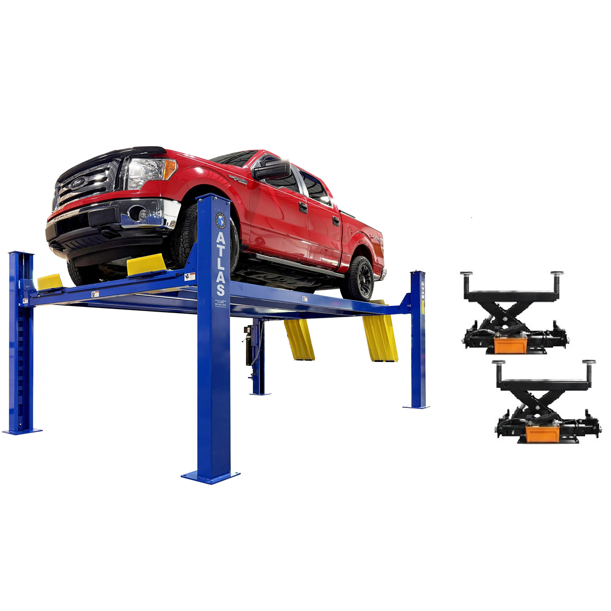Atlas Automotive Equipment 12000 LB. 4-Post Lift and RJ6 Combo