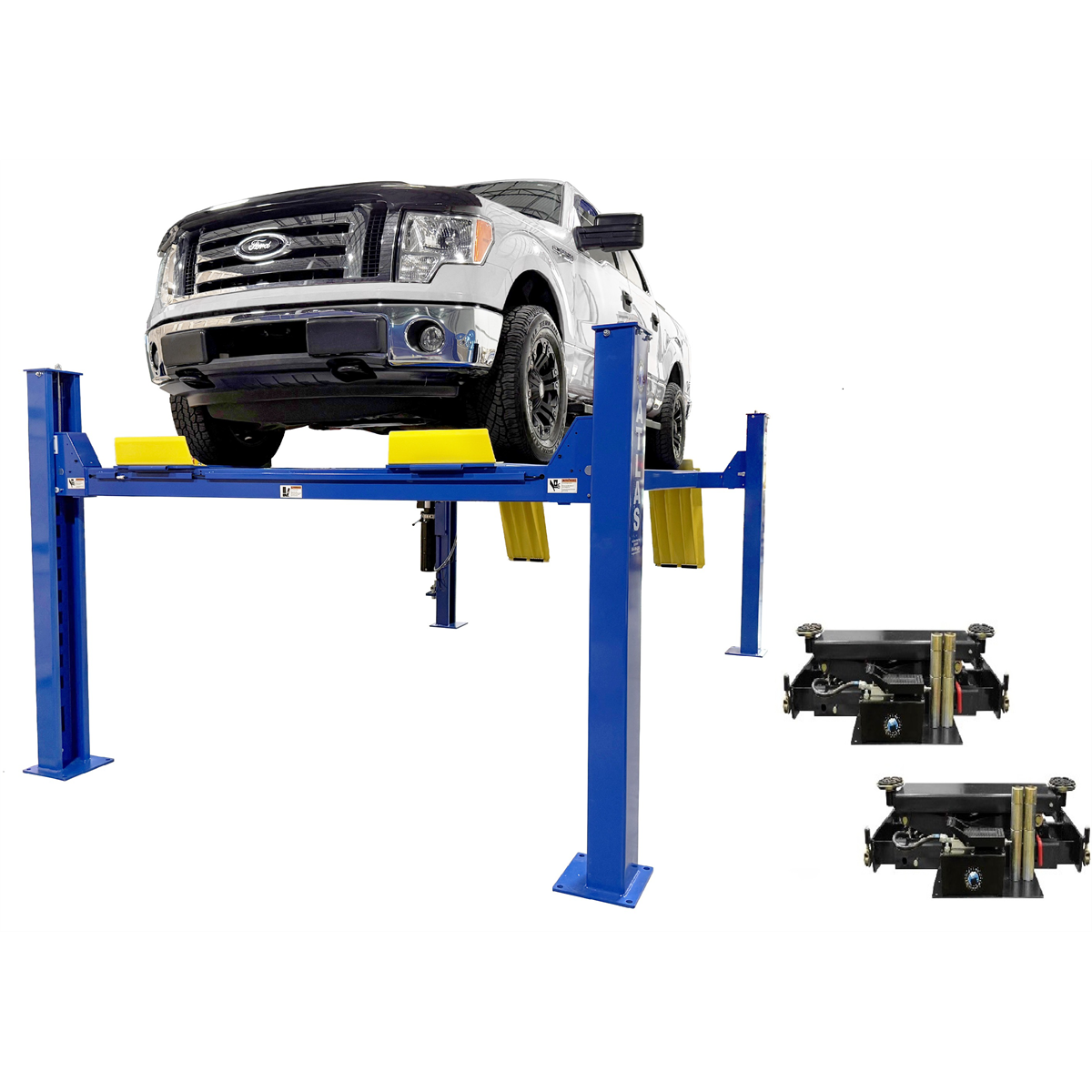 Atlas Automotive Equipment 14000 LB. Extra Long 4-Post Lift and RJ8 Combo (WILL CALL)